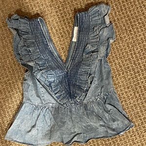 Anthropology Denim Top